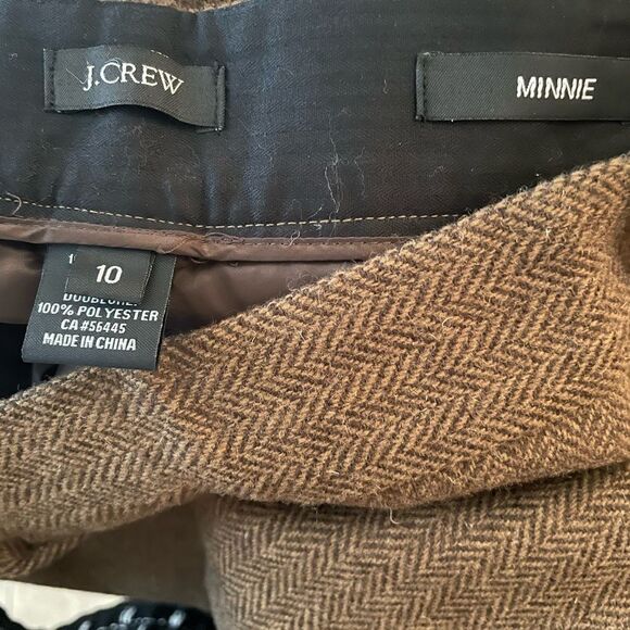 ❤️ J Crew Minnie 100% Wool Pants ~ Size 10 ❤️ - Picture 10 of 10